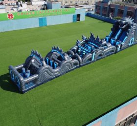 T7-4733 Godzilla Theme Inflatable Obstacle Courses