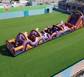T7-4736 Halloween Theme Inflatable Obstacle Courses