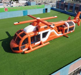 T7-4738 Helicopter Theme Inflatable Obstacle Courses