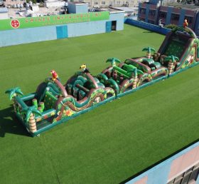 T7-4746 Jungle Theme Inflatable Obstacle Courses