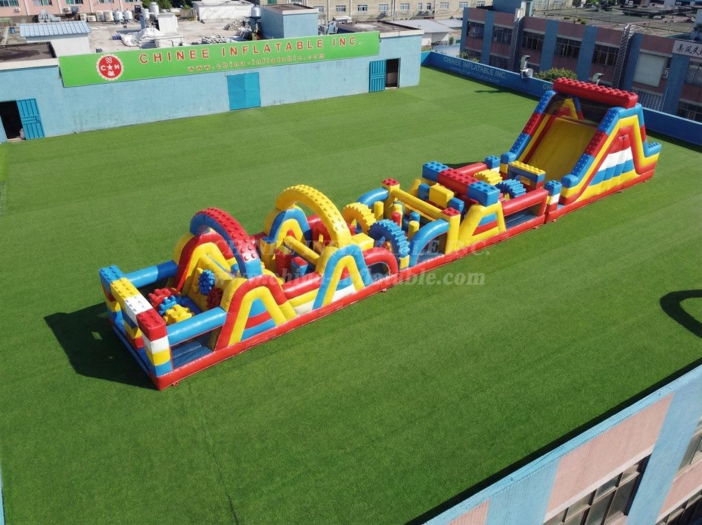 T7-4750 Lego Theme Inflatable Obstacle Courses