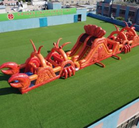 T7-4753 Lobster Theme Inflatable Obstacle Courses