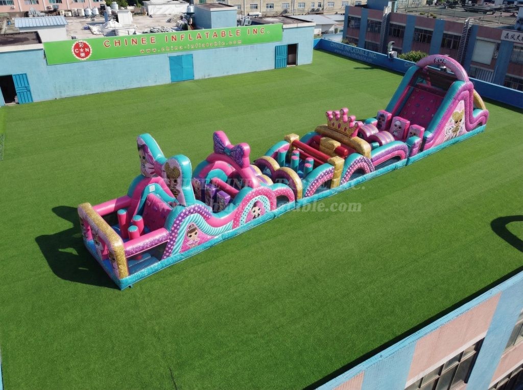 T7-4754 L.O.L.SURPRISE Theme Inflatable Obstacle Courses