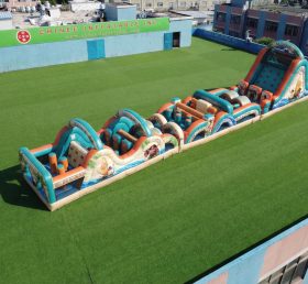 T7-4765 Moana Theme Inflatable Obstacle Courses