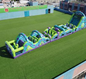 T7-4767 Monsters Inc Theme Inflatable Obstacle Courses