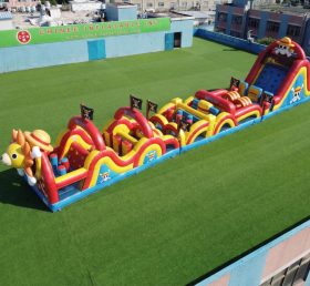 T7-4776 One Piece Theme Inflatable Obstacle Courses