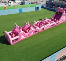 T7-4784 Pig Theme Inflatable Obstacle Courses
