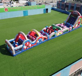 T7-4793 Power Rangers Theme Inflatable Obstacle Courses