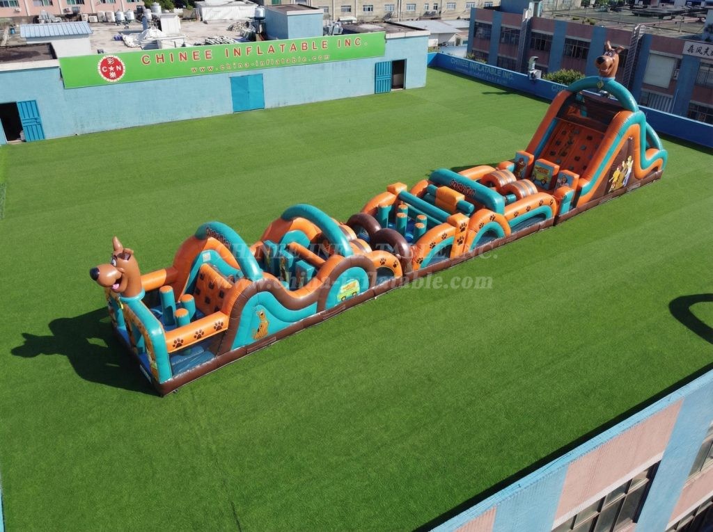 T7-4800 Scooby-Doo Theme Inflatable Obstacle Courses