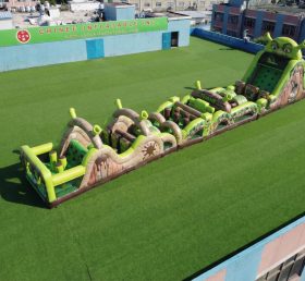 T7-4806 Shrek Theme Inflatable Obstacle Courses