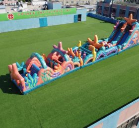 T7-4813 Starfish Theme Inflatable Obstacle Courses