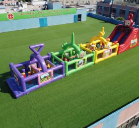 T7-4819 Teletubbies Theme Inflatable Obstacle Courses