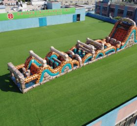 T7-4822 The Flintstones Theme Inflatable Obstacle Courses