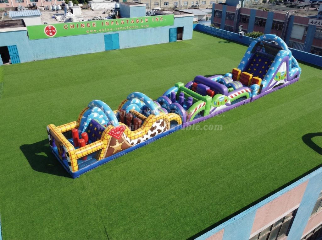 T7-4836 Toy Story Theme Inflatable Obstacle Courses