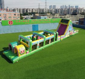 T7-4885 Cocomelon Theme Inflatable Obstacle Courses