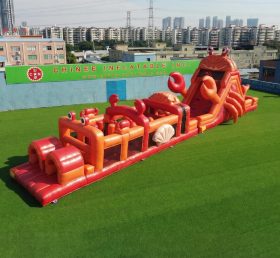 T7-4887 Crab Theme Inflatable Obstacle Courses