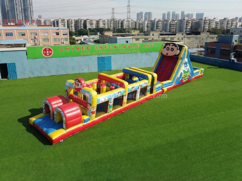 T7-4888 Crayon Shin-chan Theme Inflatable Obstacle Courses