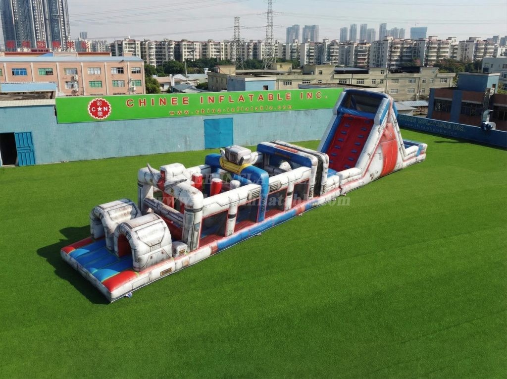 T7-4917 Gundam Theme Inflatable Obstacle Courses