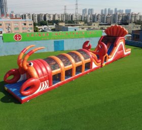 T7-4929 Lobster Theme Inflatable Obstacle Courses
