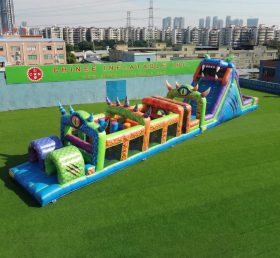 T7-4941 Monster Theme Inflatable Obstacle Courses