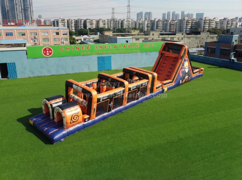 T7-4944 Naruto Theme Inflatable Obstacle Courses