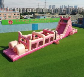T7-4956 Pig Theme Inflatable Obstacle Courses