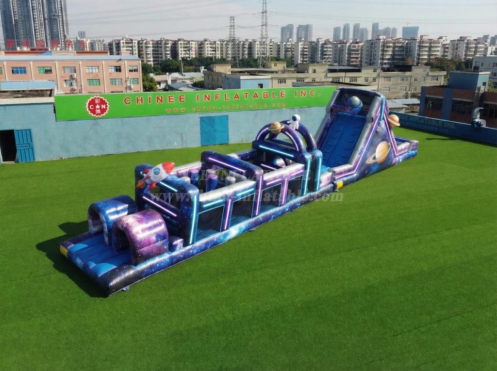 T7-4982 Space Theme Inflatable Obstacle Courses