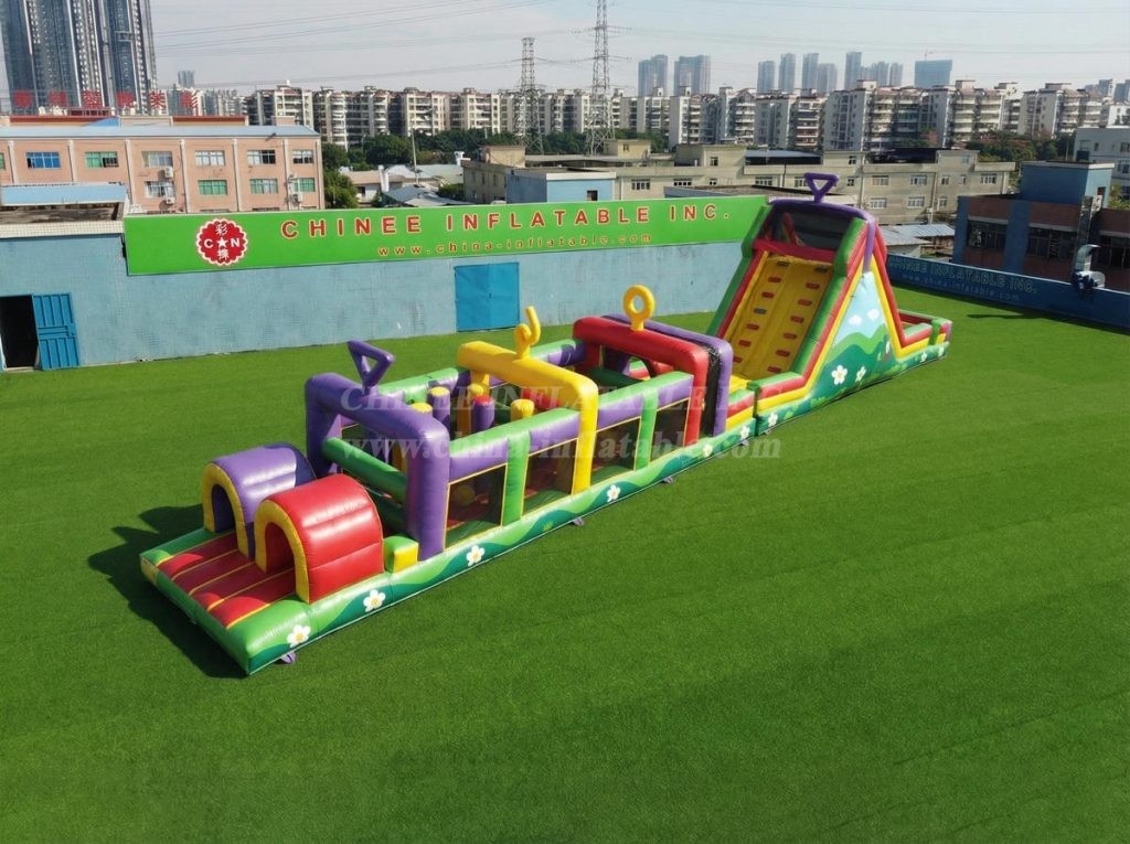 T7-4990 Teletubbies Theme Inflatable Obstacle Courses