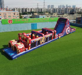 T7-4992 The Avengers Theme Inflatable Obstacle Courses
