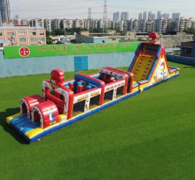T7-5017 Woody Woodpecker Theme Inflatable Obstacle Courses