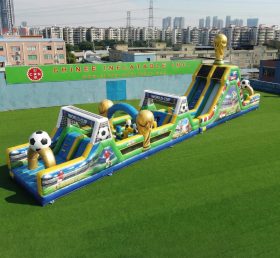 T7-5018 World Cup Theme Inflatable Obstacle Courses