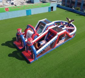 T7-5026 American Style Theme Inflatable Obstacle Courses