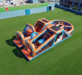 T7-5037 Blippi Wonders Theme Inflatable Obstacle Courses