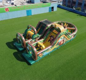 T7-5040 Boonie Bears Theme Inflatable Obstacle Courses