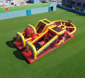T7-5045 Cars Theme Inflatable Obstacle Courses