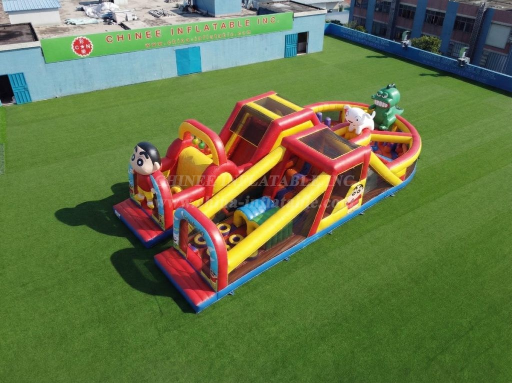 T7-5053 Crayon Shin-chan Theme Inflatable Obstacle Courses