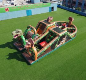 T7-5056 Dinosaur Theme Inflatable Obstacle Courses