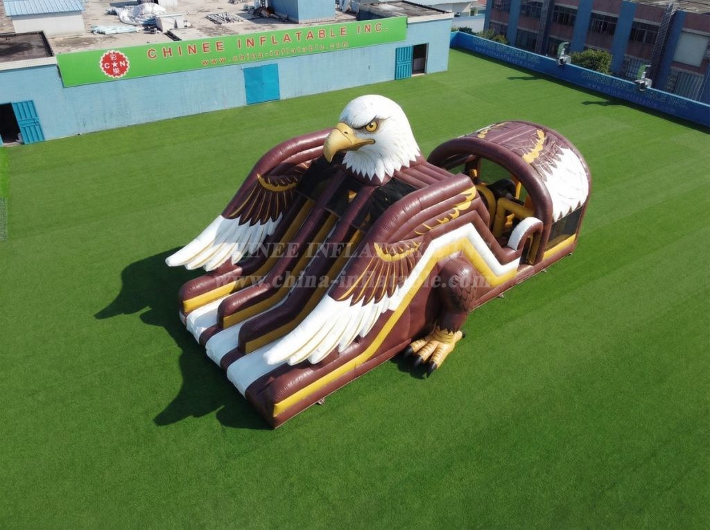T7-5065 Eagle Theme Inflatable Obstacle Courses