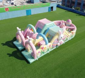 T7-5066 Easter Theme Inflatable Obstacle Courses