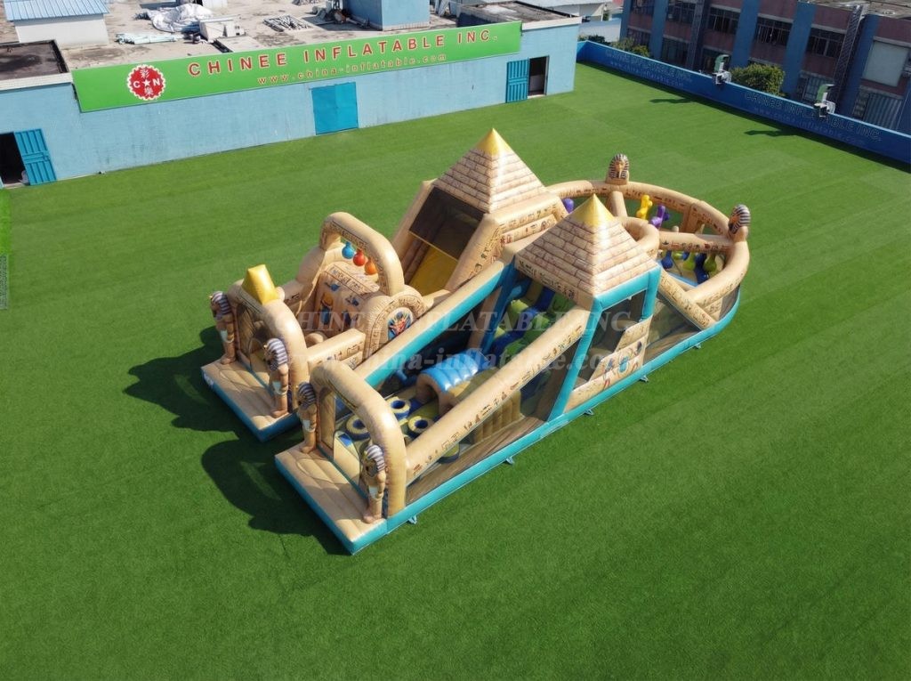 T7-5067 Egypt Theme Inflatable Obstacle Courses