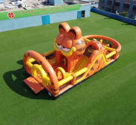 T7-5078 Garfield Theme Inflatable Obstacle Courses