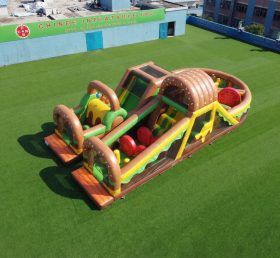 T7-5084 Hamburger Theme Inflatable Obstacle Courses