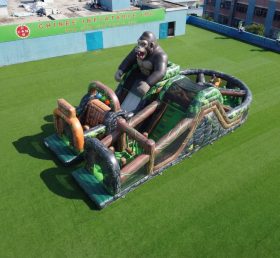 T7-5093 King Kong Theme Inflatable Obstacle Courses