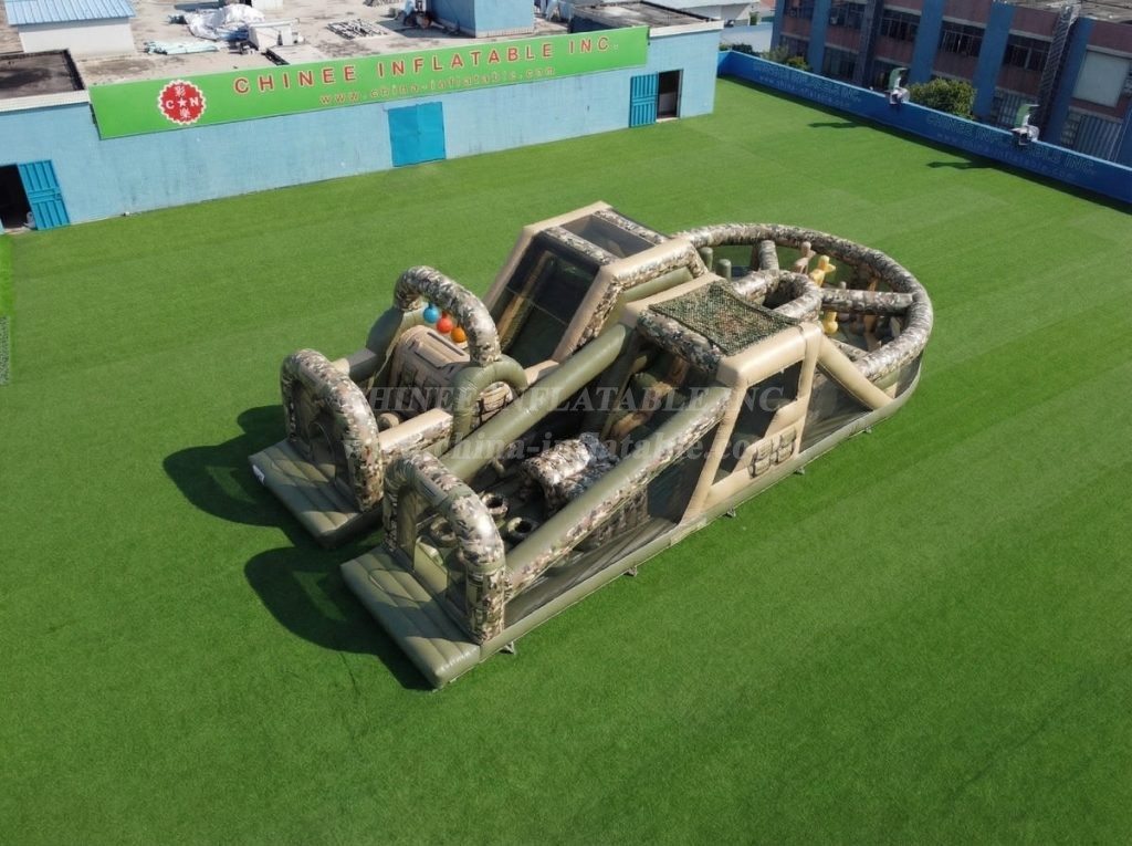 T7-5104 Military Style Theme Inflatable Obstacle Courses