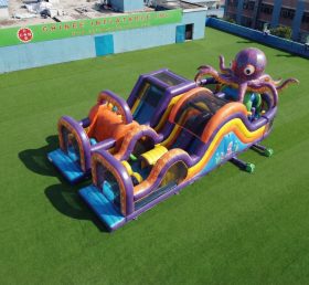 T7-5118 Octopus Theme Inflatable Obstacle Courses