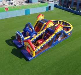 T7-5122 Paw Patrol Theme Inflatable Obstacle Courses