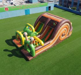 T7-5147 Snail Theme Inflatable Obstacle Courses