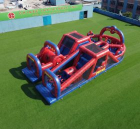 T7-5152 Spider-Man Theme Inflatable Obstacle Courses