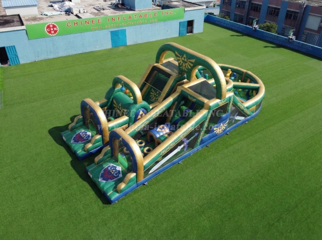 T7-5165 The Legend Of Zelda Theme Inflatable Obstacle Courses
