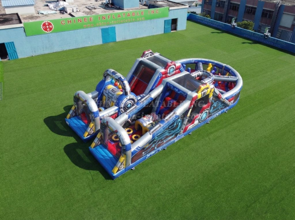T7-5176 Transformers Theme Inflatable Obstacle Courses